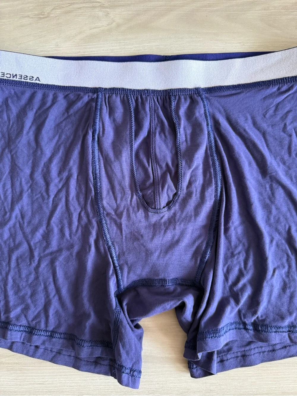 Assence Dual Pouch Boxer Brief Purple XL NWOT